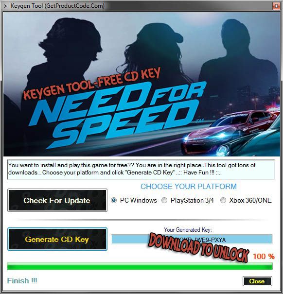 nfs payback license key download